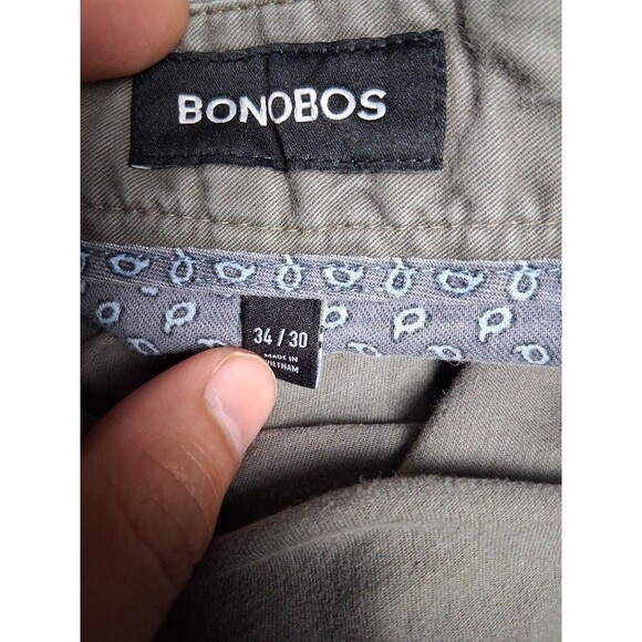 Bonobos Stretch Washed Slim Fit Chino Pants In Graphites Sz 34x30 - Picture 5 of 8